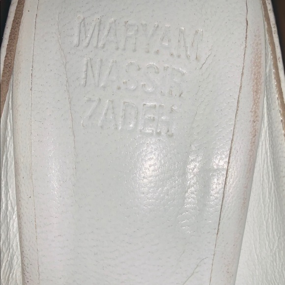 Maryam Nassir Zadeh white slip on Mules - Picture 4 of 7